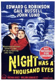 постер У ночи тысячи глаз (1948)